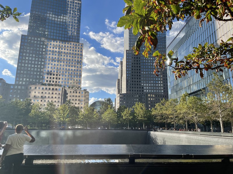 One of the 9/11 Memorial Pools