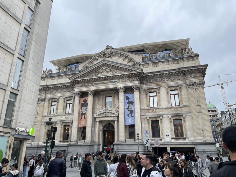 Bustling in Brussels