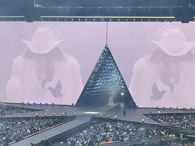 Beyonce performing