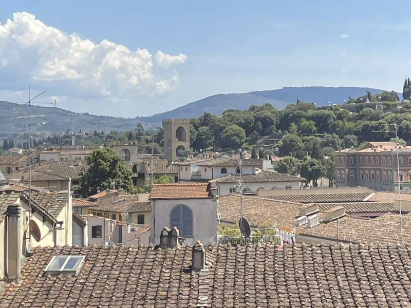 Flying in Florence and Pisa