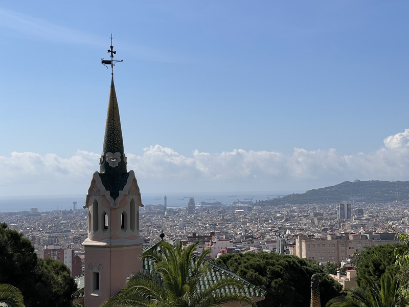 The view at Guell Park