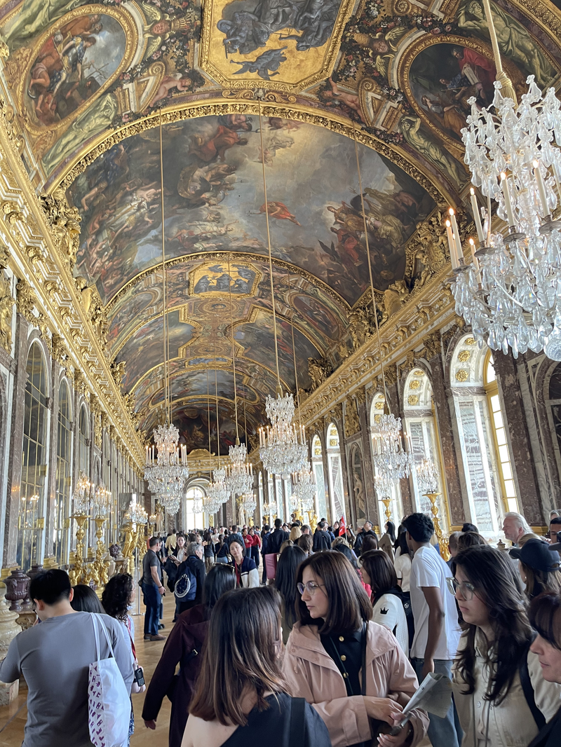 The inside of the Palace