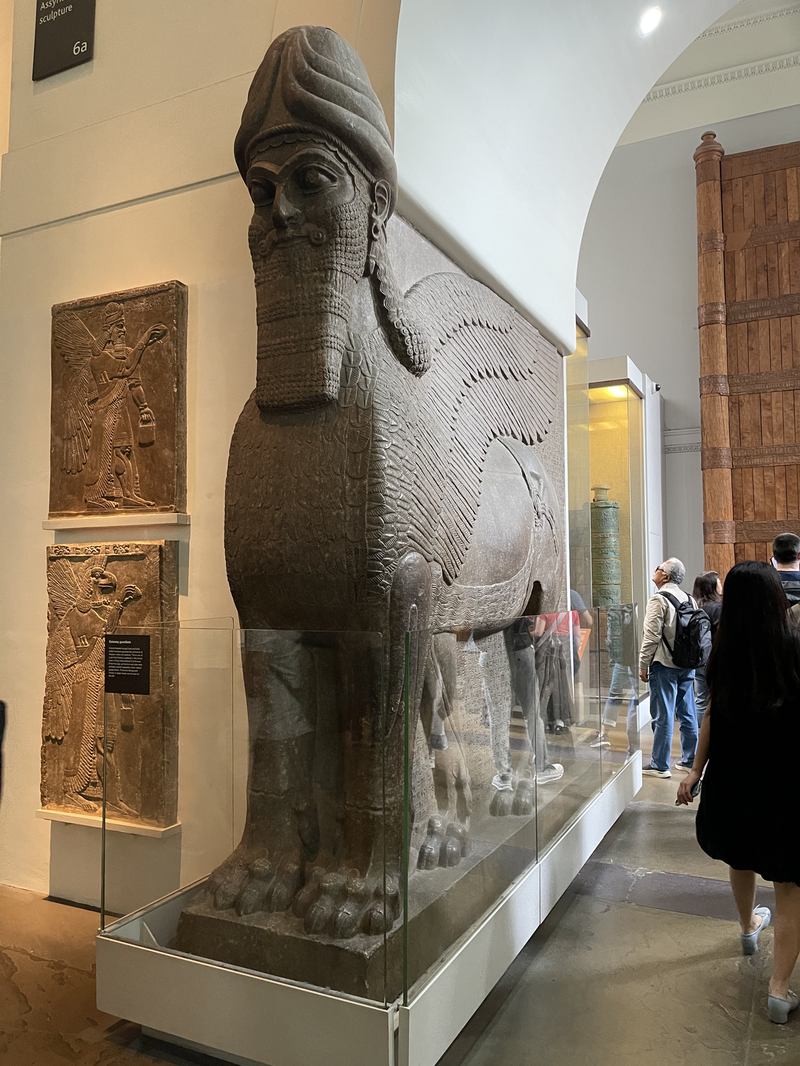 A Lamassu at the museum