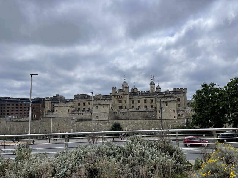 The tower of London from the closest station