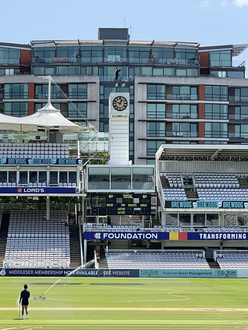 The cricket ground
