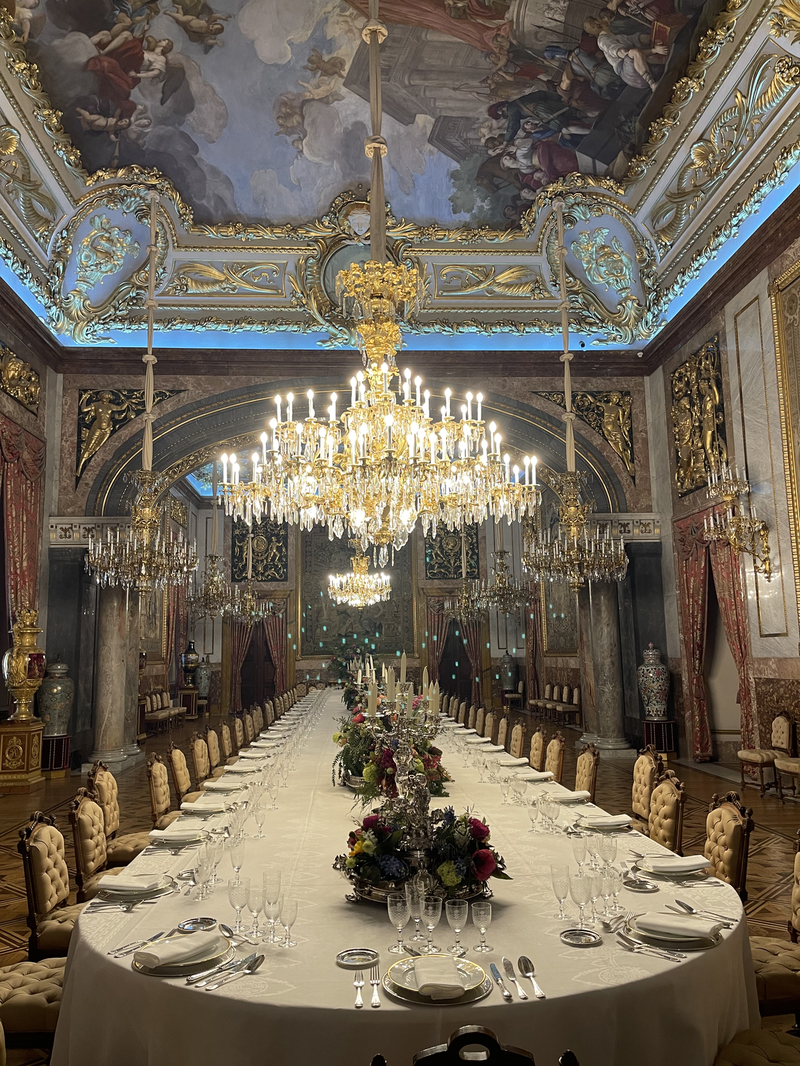 The banquet hall