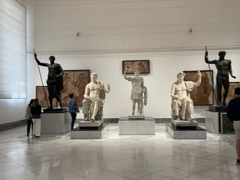 The sculptures in the National Archaeological Museum
