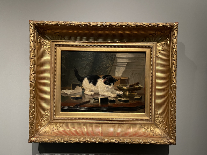 Cat at Play by Henriette Ronner