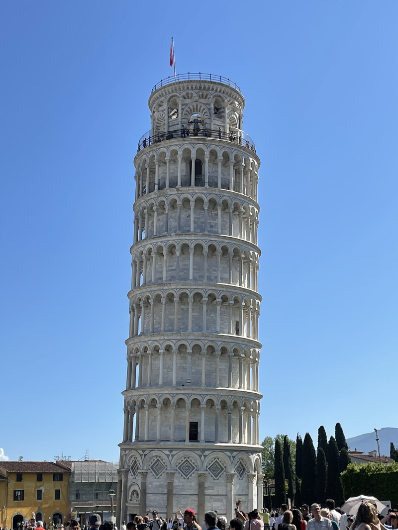 The tower of Pisa