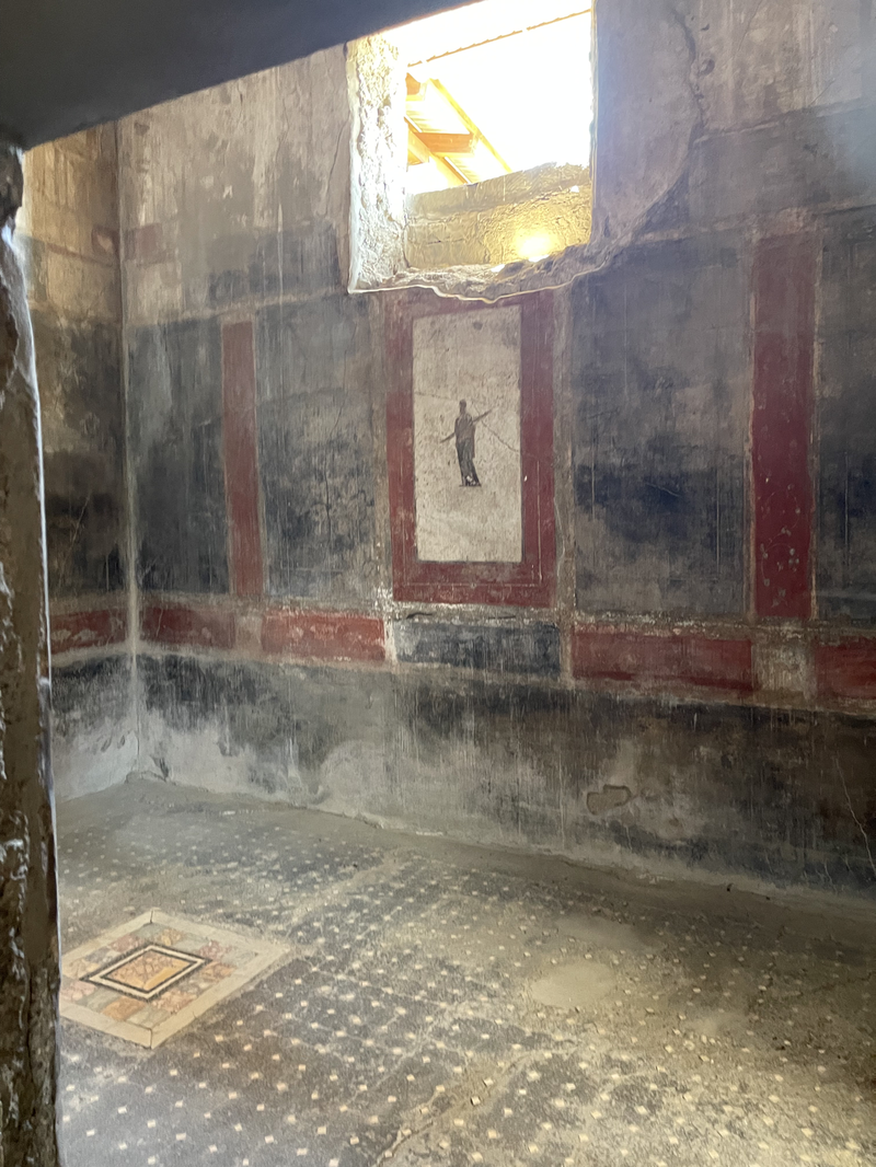Inside of a house in Pompeii