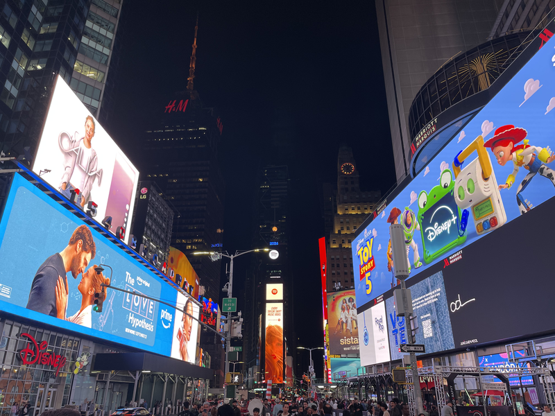 Times Square in the night