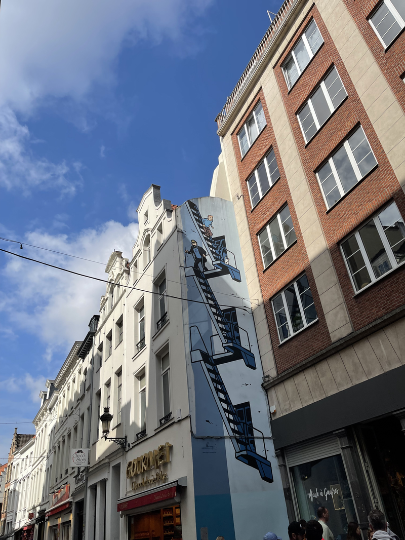 Tintin Wall Mural