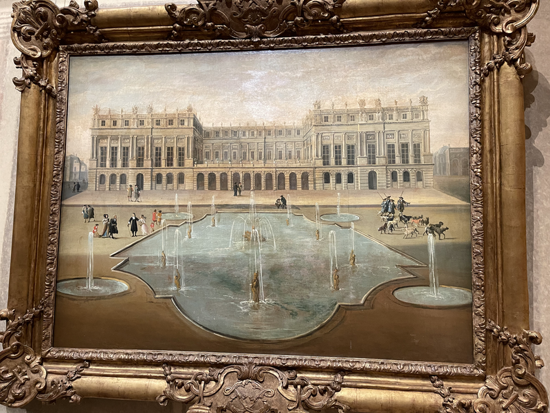 Painting of the Palace of Versailles