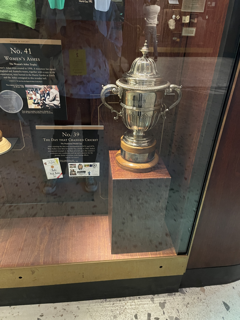 The old cricket world cup